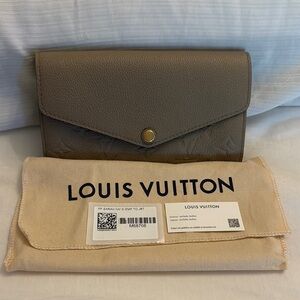 Louis Vuitton Taupe Wallet
